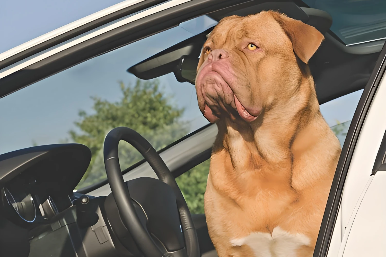 Cadillac XT5 Dog Car Seat Belt for Dogues de Bordeaux
